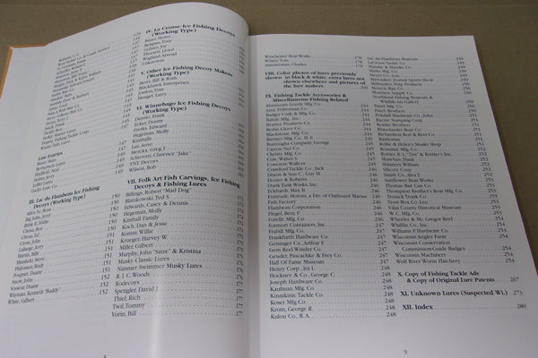 The History & Collectible Fishing Tackle of Wisconsin by Slade