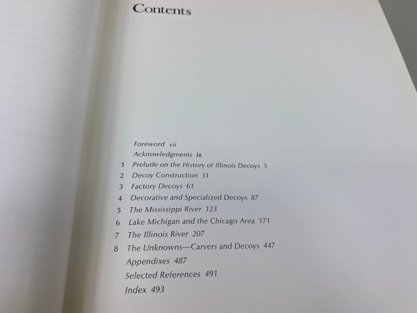 Decoys and Decoy Carvers of Illinois, Hard Cover