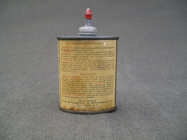 Fiendoil Vintage Metal Oil Can with screw on metal top  (#K10)