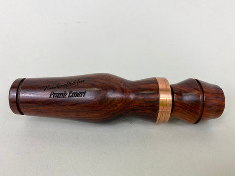 MC Products Duck Call, Hand Crafted for Frank Emert (#K124)