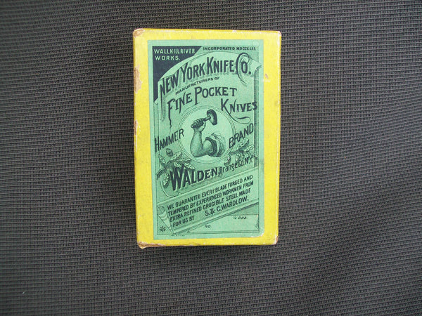 Hammer Brand Pocket Knives, New York Knife Co., empty box (#K21)