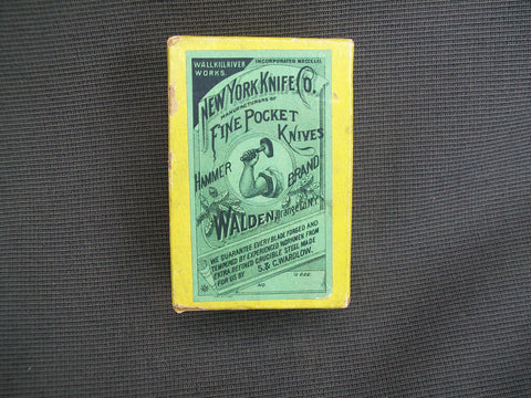 Hammer Brand Pocket Knives, New York Knife Co., empty box (#K21)