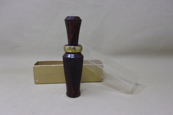 Jack Wilson Checkered Duck Call in Box with Receipt (#K64)