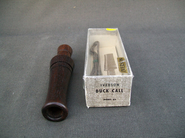 Iverson Duck Call in box with Paperwork and Lanyard (#K7)