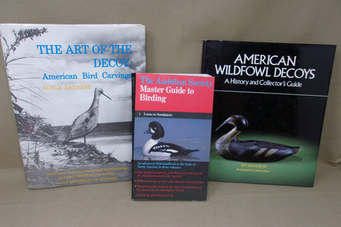 Lot of 3 Books - 2 Decoy Books and a Birding Book