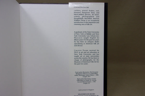 Lot of 3 Books - 2 Decoy Books and a Birding Book