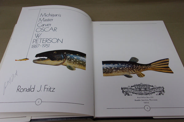 Michigan's Master Carver Oscar W. Peterson, by Ronald Fritz
