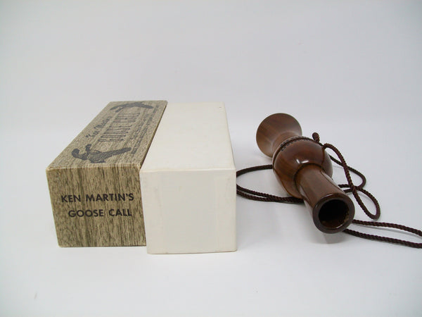 Ken Martin Goose Call in Box with Paperwork   (#N18)