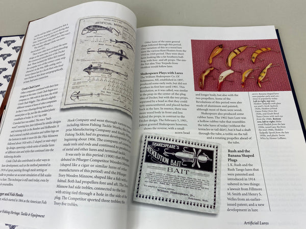 Two Books- Our Fishing Heritage: Tackle & Equipment, and Old Fishing Lures and Tackle