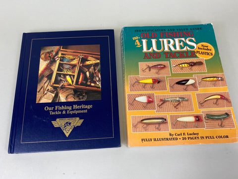 Two Books- Our Fishing Heritage: Tackle & Equipment, and Old Fishing Lures and Tackle