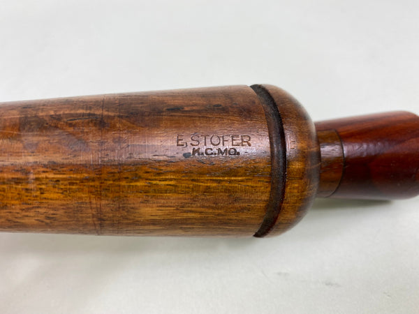 E. Stofer Duck Call, with Rare "K.C. MO" Stamp (#Q26)