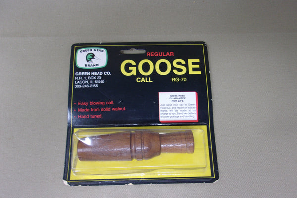 Green Head Goose Call RG-70 in Original Box (#Q58)