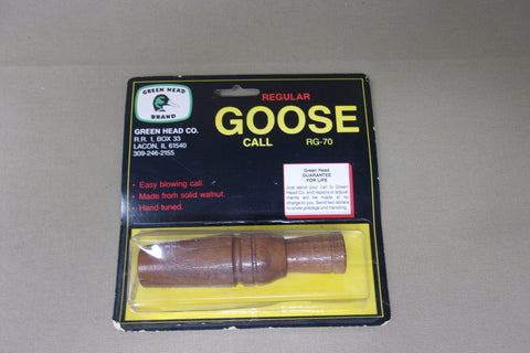 Green Head Goose Call RG-70 in Original Box (#Q58)