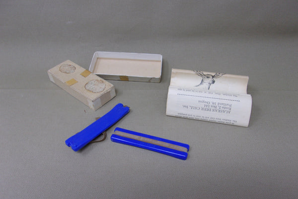 Alaskan Deer Call in original box with paperwork (#Q61)
