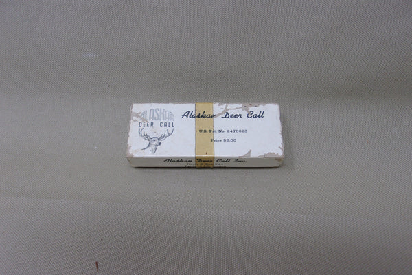 Alaskan Deer Call in original box with paperwork (#Q61)
