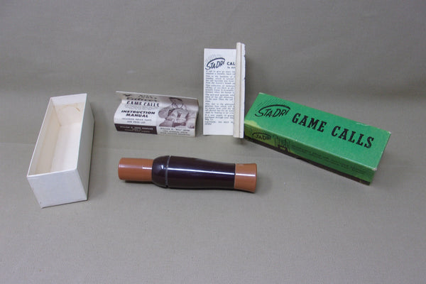 Sta-Dri Game Calls, Duck Call with Box and Paperwork  (#Q71)