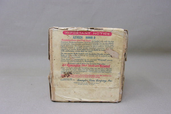 Remington Nitro Express 12 GA Shell box  (#Q82)