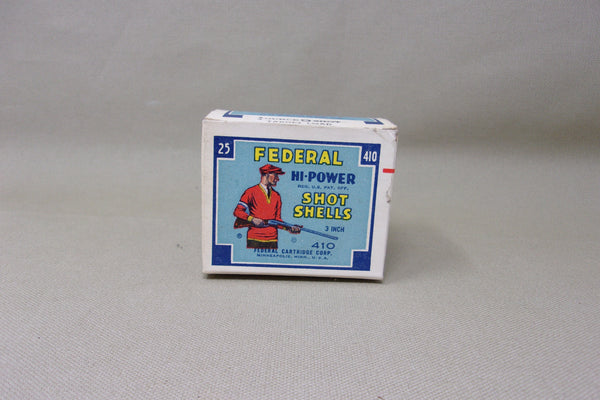 Federal Hi-Power 410 Shot Shells Box  (#Q84)