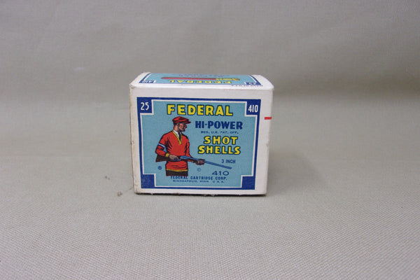 Federal Hi-Power 410 Shot Shells Box  (#Q84)