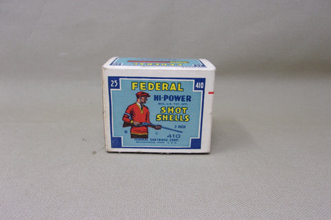 Federal Hi-Power 410 Shot Shells Box  (#Q84)