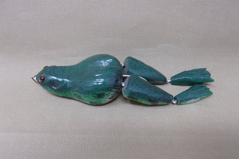 Carved Frog Fishing Lure (#R30)