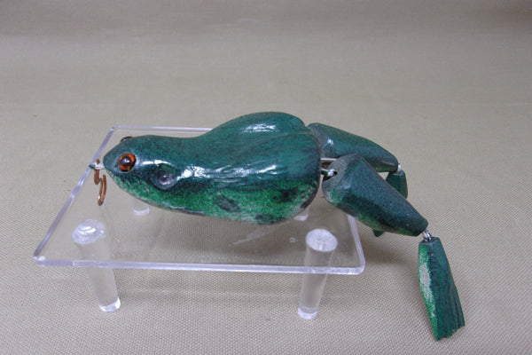 Carved Frog Fishing Lure (#R30)