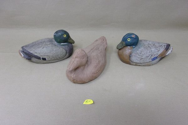 Lot of 3 Carry Lite Salesman Samples, 2 Drakes, 1 Hen (#R51)