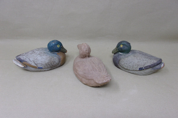 Lot of 3 Carry Lite Salesman Samples, 2 Drakes, 1 Hen (#R51)
