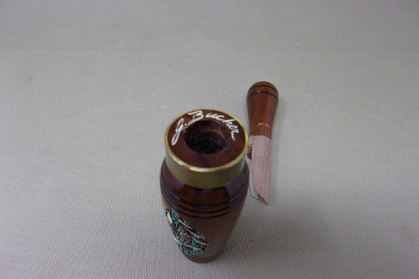 Joe Bucher Duck Call, Carved Pintails (#R60)