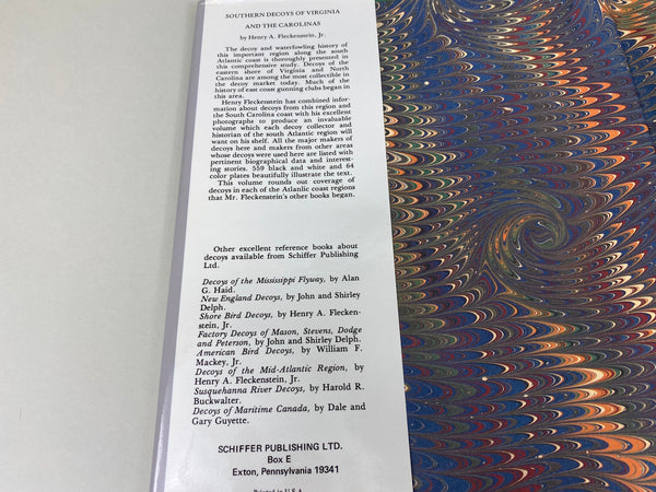 Southern Decoys of Virginia and the Carolinas, Henry A. Fleckenstein, Jr