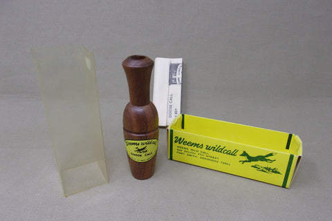 Weems Goose Call In Original Box with Paperwork (#T131)