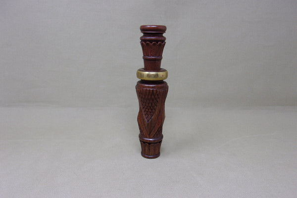 Marv Meyer Carved and Checkered Duck Call  (#T148)