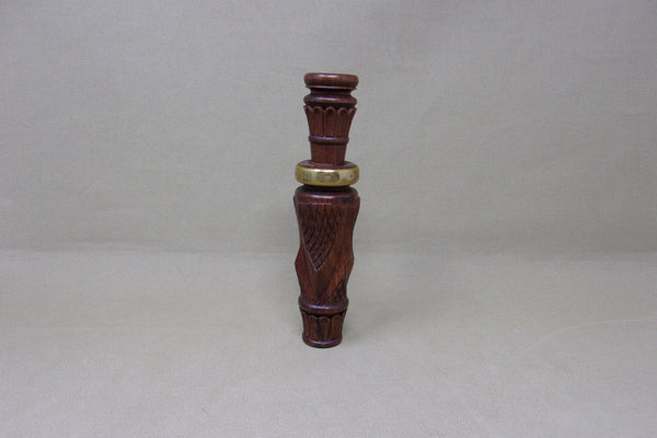 Marv Meyer Carved and Checkered Duck Call  (#T148)