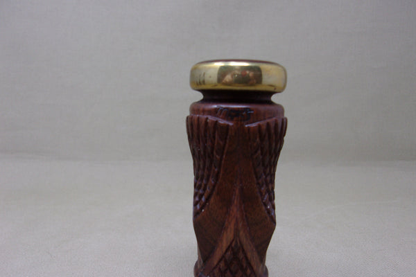 Marv Meyer Carved and Checkered Duck Call  (#T148)