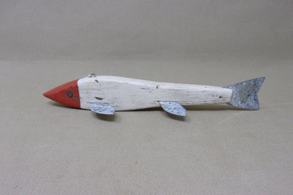 Red and White Spearing Decoy (#T60)