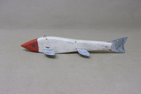 Red and White Spearing Decoy (#T60)