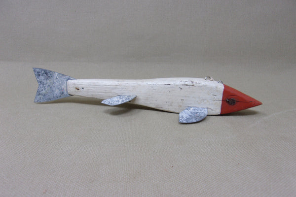 Red and White Spearing Decoy (#T60)