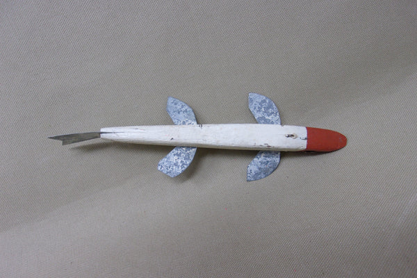 Red and White Spearing Decoy (#T60)