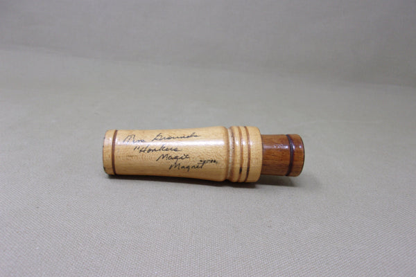Tim Grounds "Honkers Magic Magnet" Wooden Goose Call (#T88)