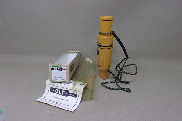 P. S. Olt DD-120 Duck Call in Original Box with Paperwork (#V68)