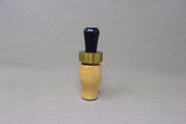 Unknown Duck Call, Wooden Barrel, Unique shaped stopper (#V75)