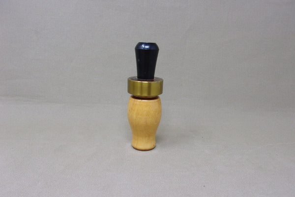 Unknown Duck Call, Wooden Barrel, Unique shaped stopper (#V75)