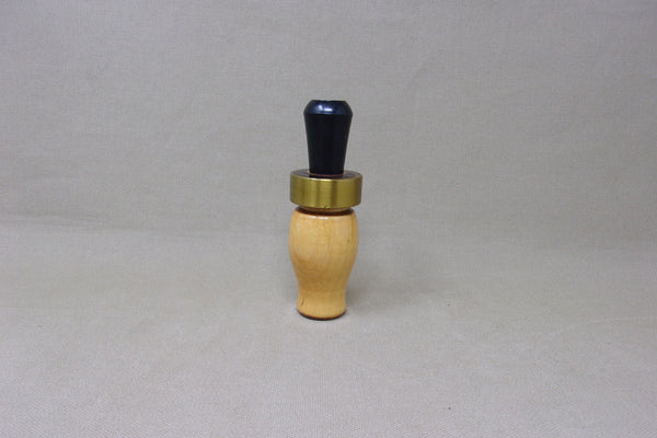 Unknown Duck Call, Wooden Barrel, Unique shaped stopper (#V75)