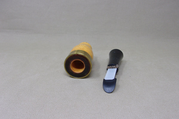 Unknown Duck Call, Wooden Barrel, Unique shaped stopper (#V75)