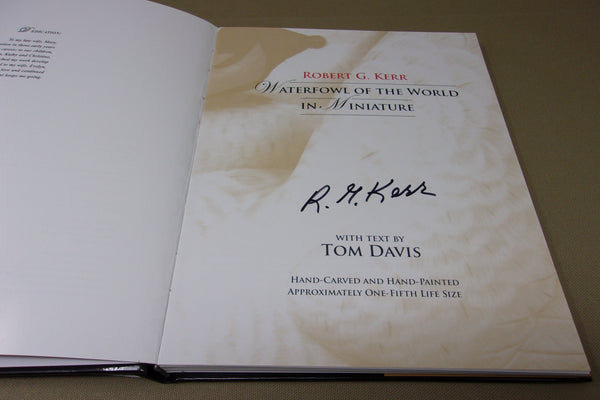 Waterfowl of the World in Miniature, Robert G. Kerr, Ontario Canada