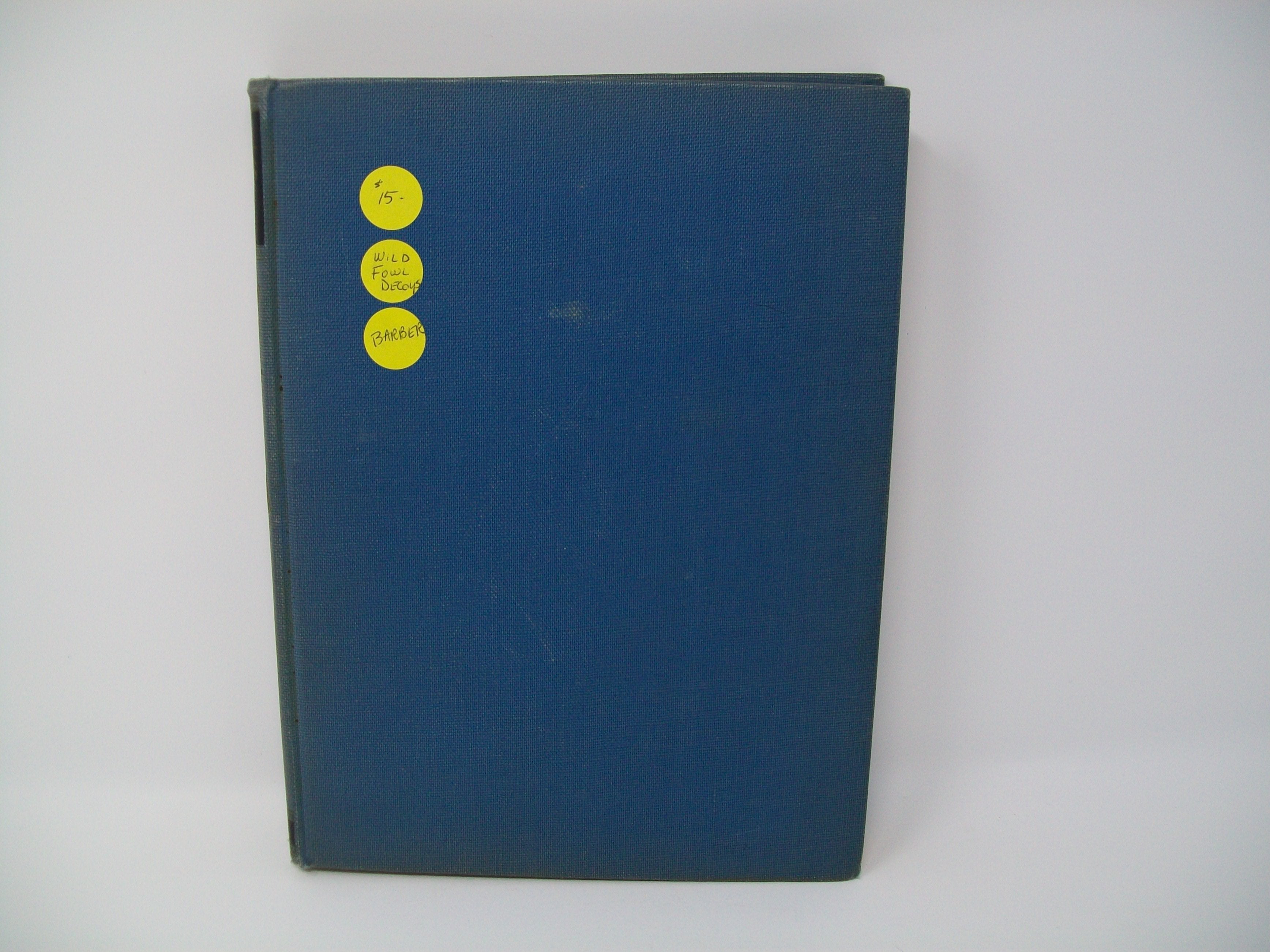 Wild Fowl Decoys by Joel Barber old wooden decoy books wildfowl book