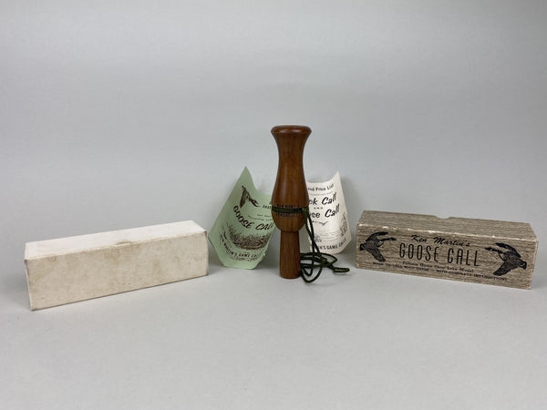 Ken Martin Goose Call , Original Box and Paperwork (#X27)