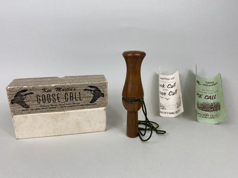 Ken Martin Goose Call , Original Box and Paperwork (#X27)