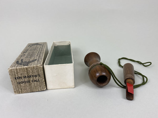 Ken Martin Goose Call , Original Box and Paperwork (#X27)