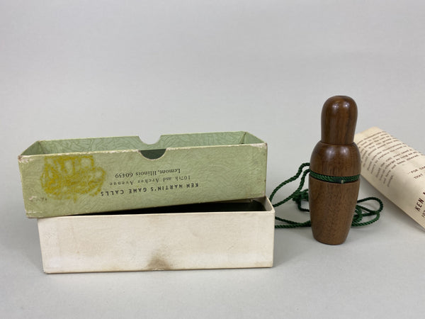 Ken Martin Duck Call, Original Box and Paperwork (#X33)